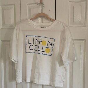 LOFT Women’s White Limoncello Graphic T-Shirt